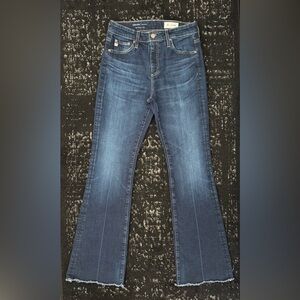 AG Adriano Goldschmied Dark Blue Farrah Boot Jeans